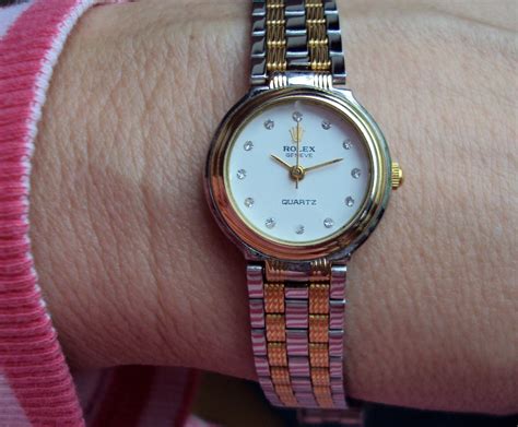 vintage rolex quartz ladies watch|rolex geneve quartz watch value.